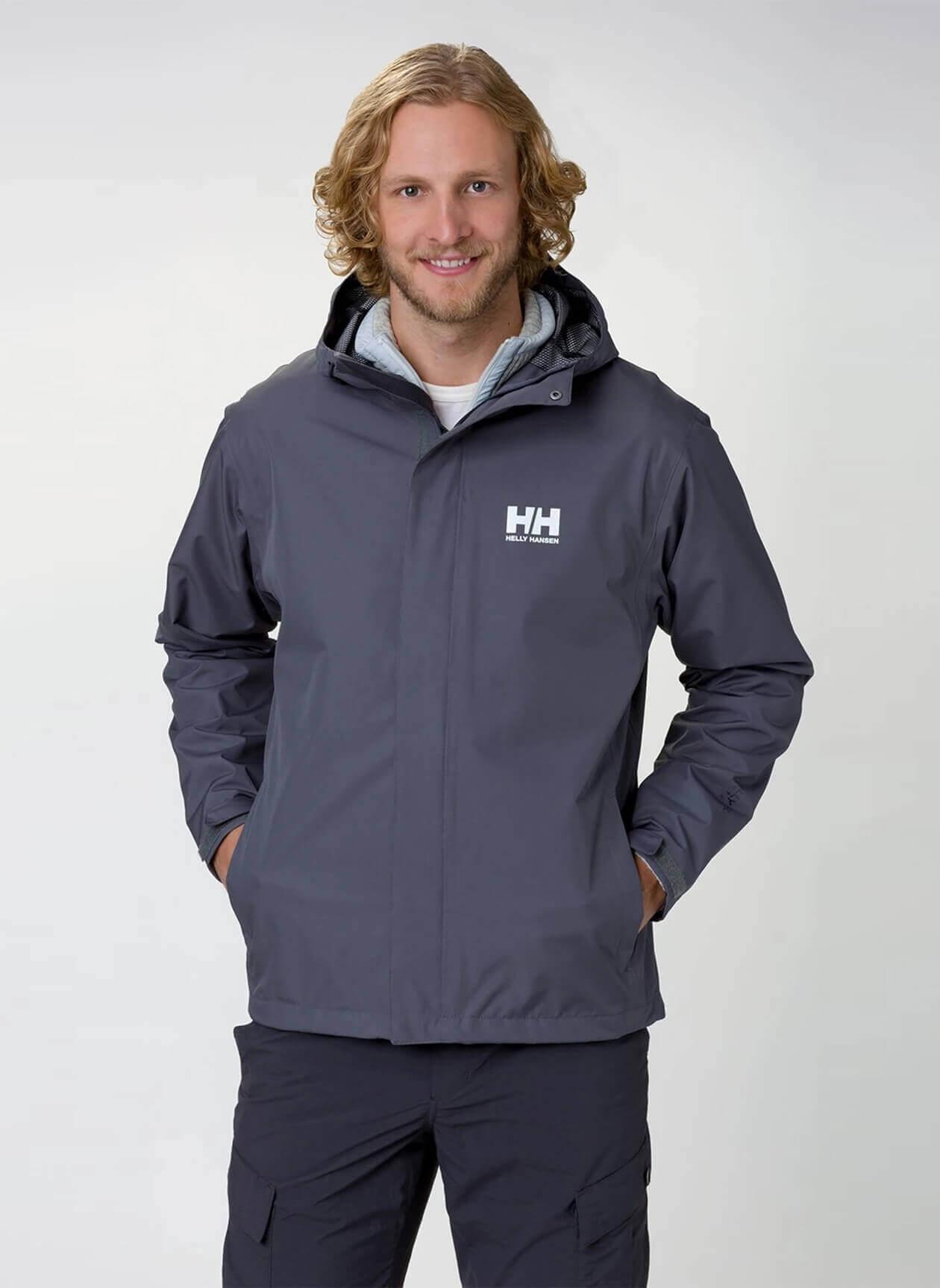 Custom Helly Hansen Men's Seven J Jacket Coastal Reign