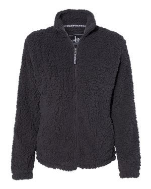 Custom Womenâs Sherpa Full Zip Jacket - Coastal Reign