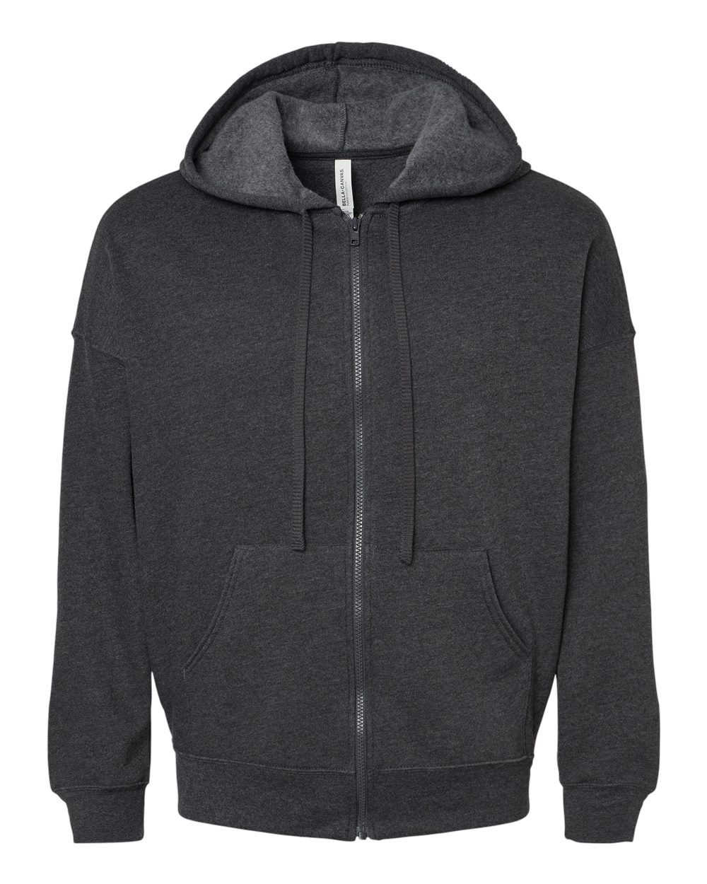 Custom BELLA and CANVAS Unisex Sponge Fleece DTM Full Zip Hoodie ...