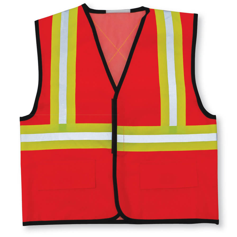 Custom big k polyester kids safety vest coastal reign