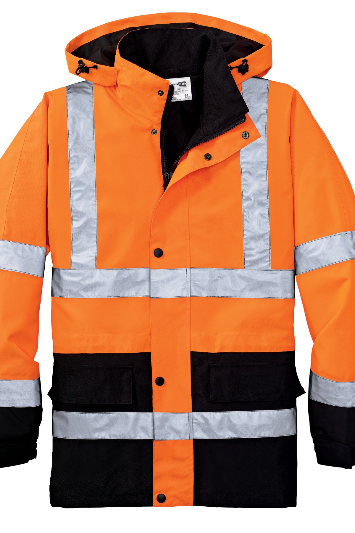Custom CornerStone ANSI 107 Class 3 Waterproof Parka - Coastal Reign