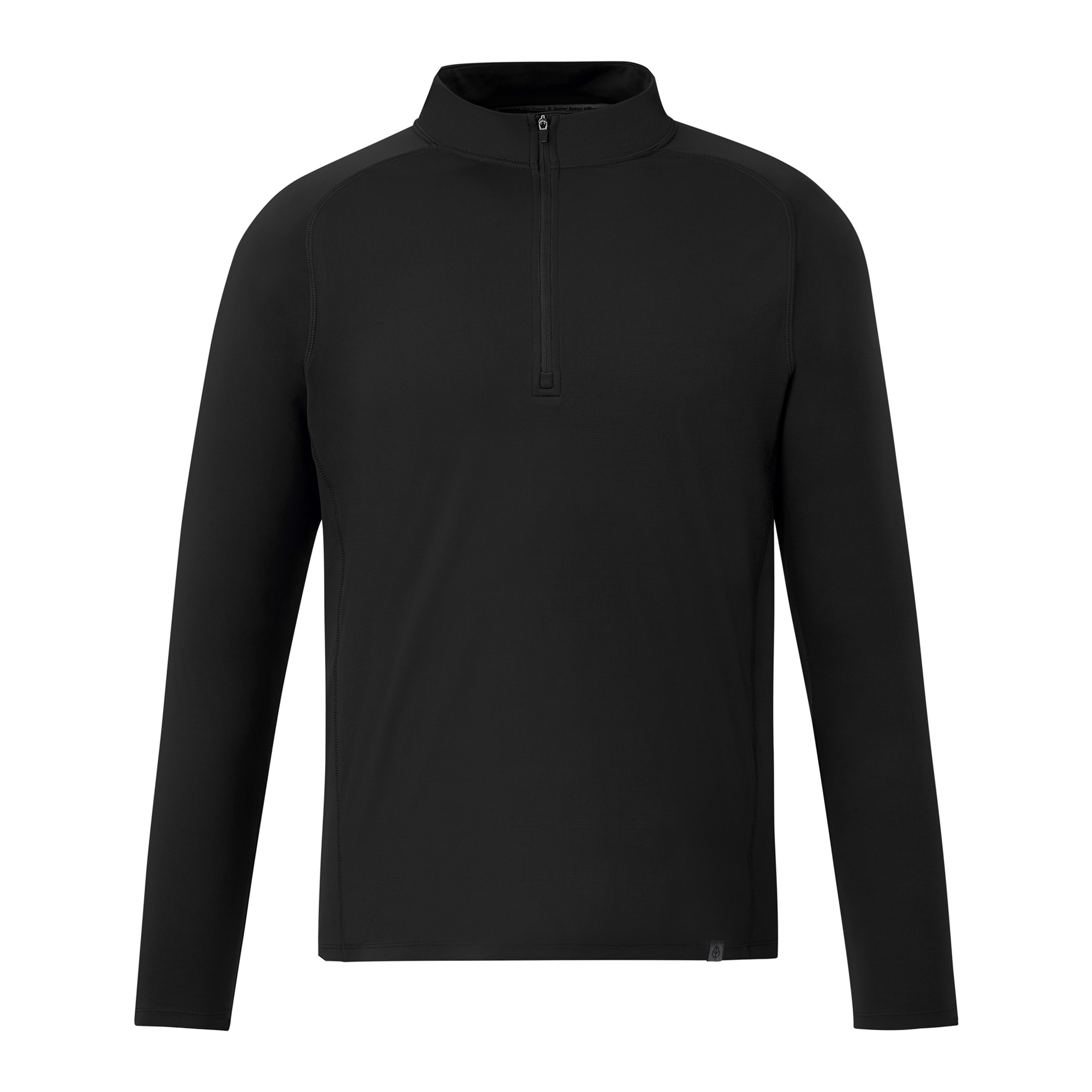 Custom TRIMARK MENS EVANS ECO KNIT QUARTER ZIP Coastal Reign